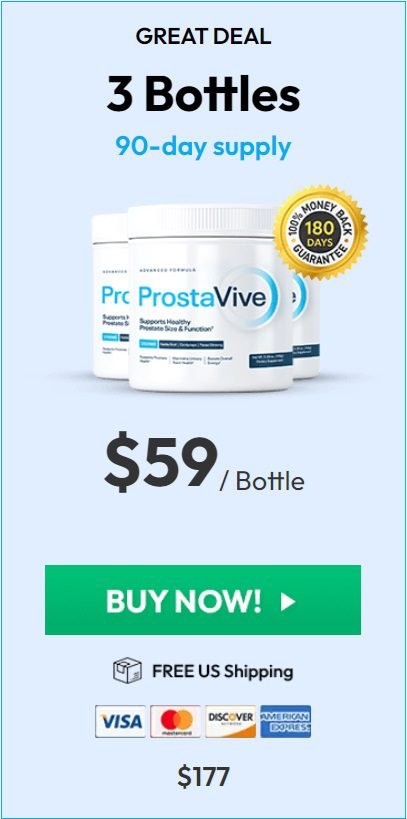 ProstaVive Buy 3 Bottle