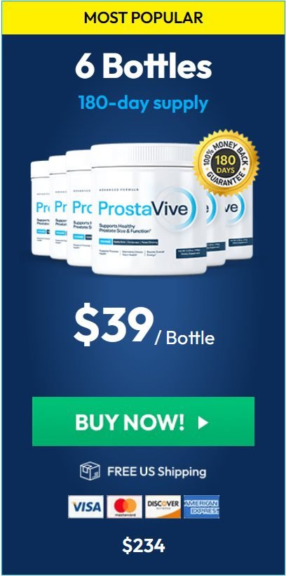 ProstaVive Buy 6 Bottle